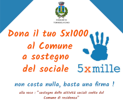 Dona il tuo 5X1000 a sostegno del sociale del Comune